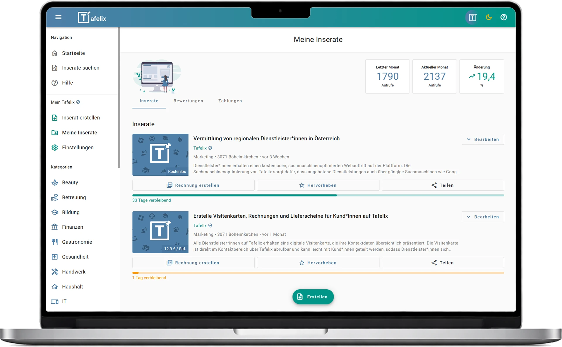 Screen Dashboard